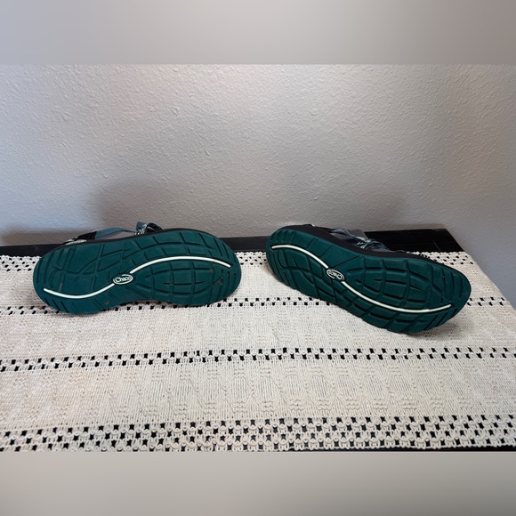 Chaco Women’s Teal and Black Strappy Sandals - Picture 3 of 5